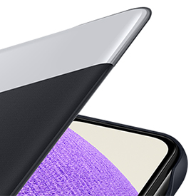 Samsung Galaxy A32 5G Original Smart S View Wallet Cover Black