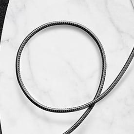 Nylon-braided for less tangles