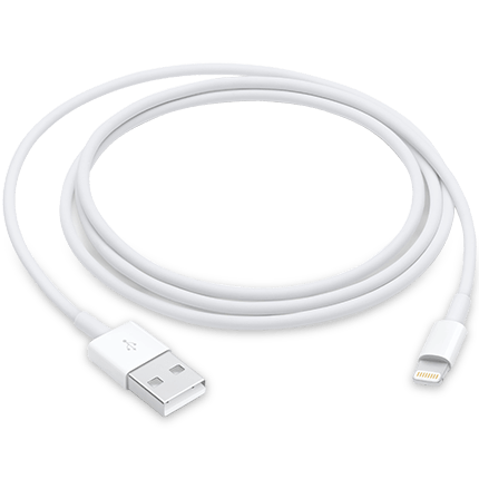 Official Apple iPhone XS Max Lightning to USB 1m Charging Cable