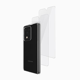Two glass screen protectors