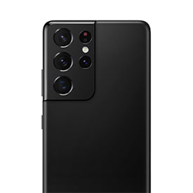s21 ultra 5g in phantom black - back of the device